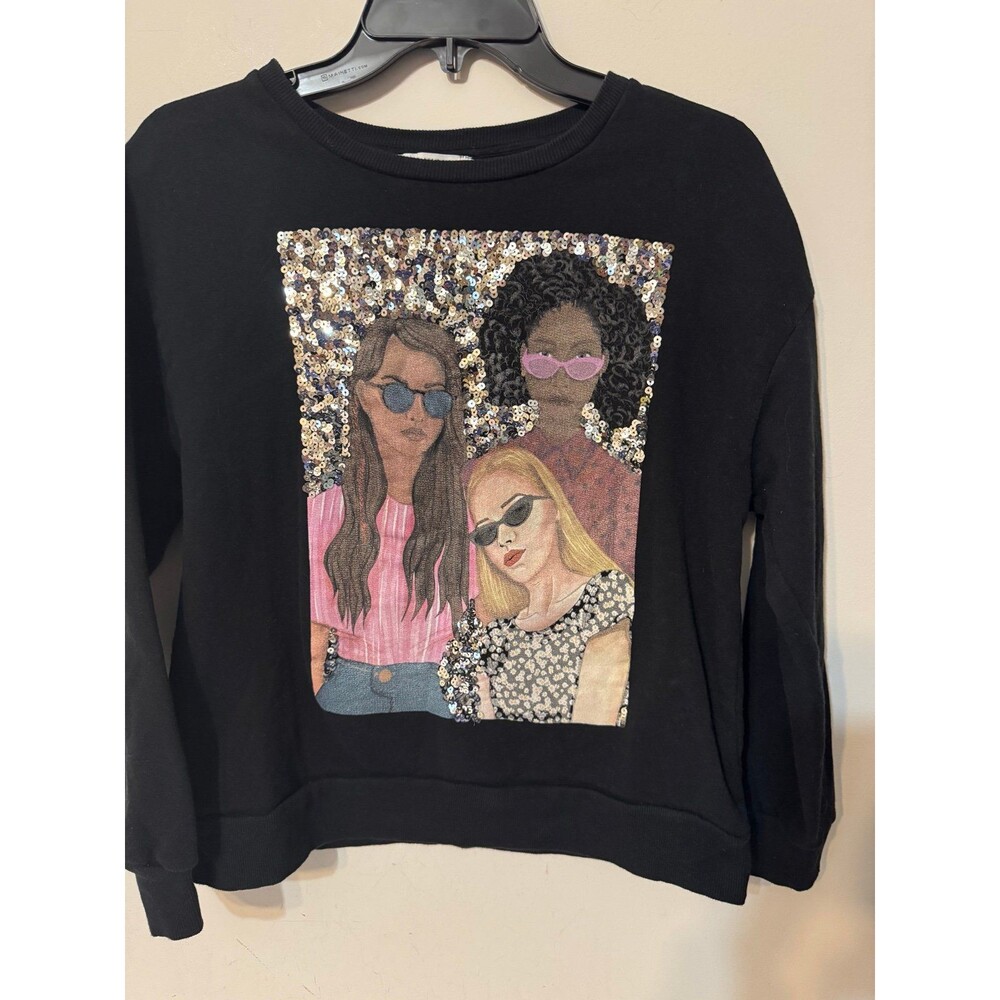 ZARA BLACK/GLITTER ARTSY WOMEN  small